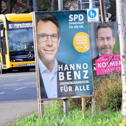 Wahplakate von Hanno Benz und Michael Kolmer