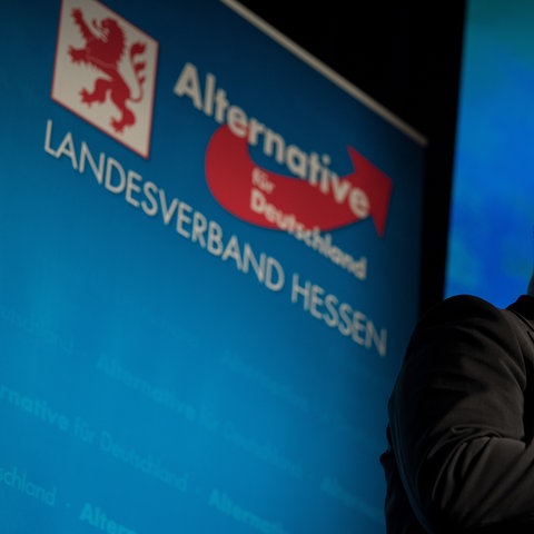 AfD-Fraktionschef im Landtag und AfD-Hessen-Sprecher Robert Lambrou.