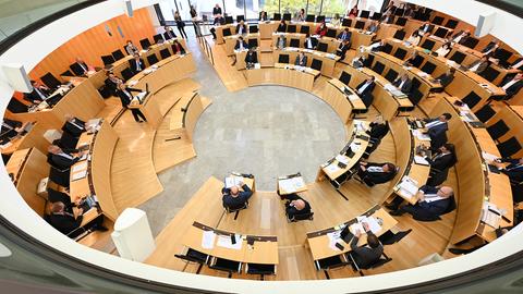 Abgeordnete im Landtag in Wiesbaden