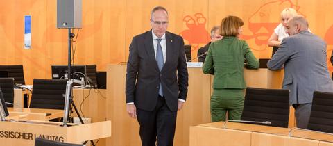 nnenminister Peter Beuth (CDU) im Hanau-Untersuchungsausschuss