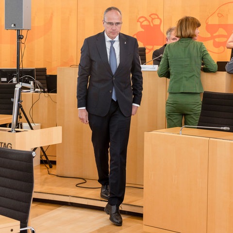 nnenminister Peter Beuth (CDU) im Hanau-Untersuchungsausschuss
