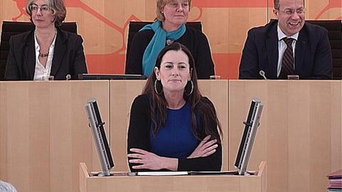 landtag-aktuelle-stunde-hochschulen- Janine Wissler (Linke)