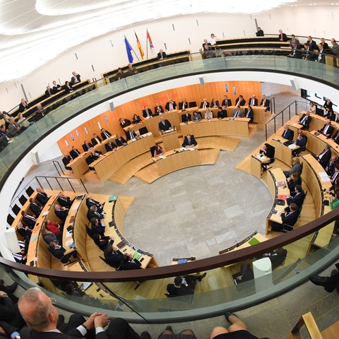 Plenarsaal des Hessischen Landtags