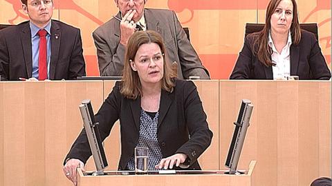 Nancy Faeser (SPD) Landtag