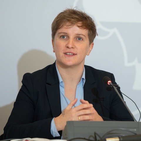 Elisabeth Kula, Co-Vorsitzende der Linksfraktion