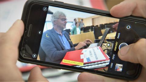 Linken-Obmann Torsten Felstehausen im Lübcke-Untersuchungsausschuss