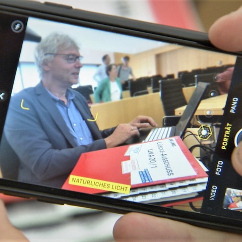 Linken-Obmann Torsten Felstehausen im Lübcke-Untersuchungsausschuss