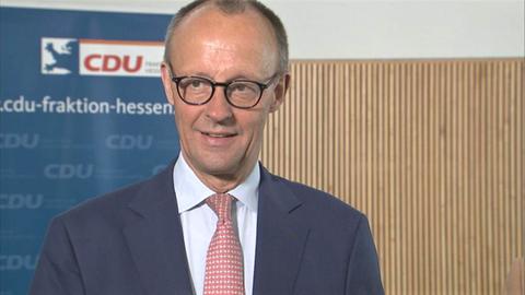 CDU-Parteichef Friedrich Merz im Landtag