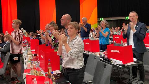 Hessische Delegation auf dem Linken-Bundesparteitag