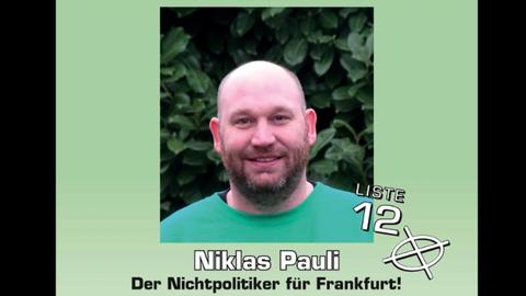 Niklas Pauli kandidiert für die OB-Wahl in Frankfurt