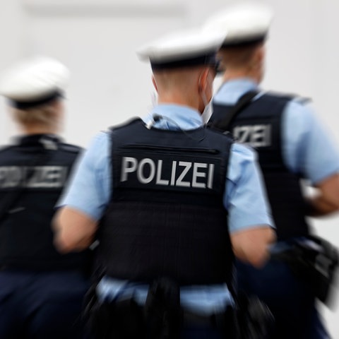 Polizisten auf Streife