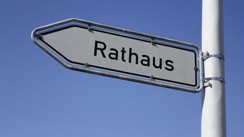 Rathaus Wegweiser