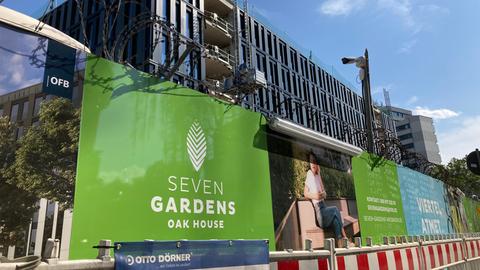 Behördenzentrum Schiersteiner Berg: Die Gebäude werden unter dem Namen "Seven Gardens" weiterentwickelt.
