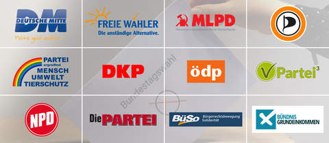Logos der Kleinen Parteien