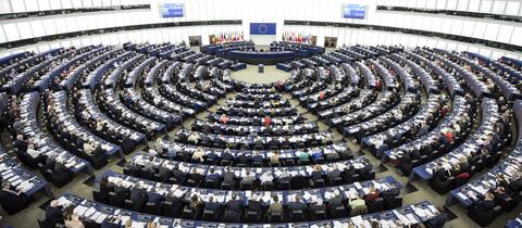 Das EU-Parlament in Straßburg