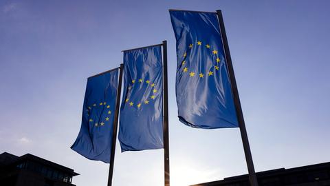 Europa-Flaggen
