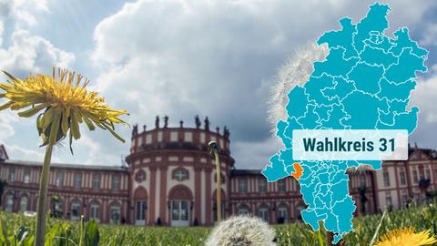 Das Biebricher Schloss in Wiesbaden.