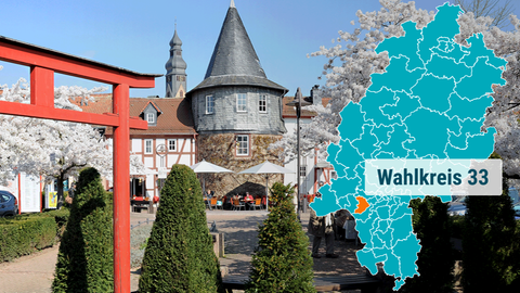 Foto eines alten Gebäudes in Hofheim