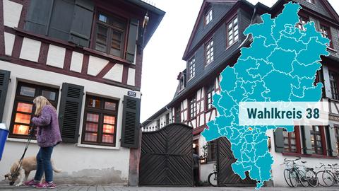 Altstadt im Frankfurter Stadtteil Bornheim.