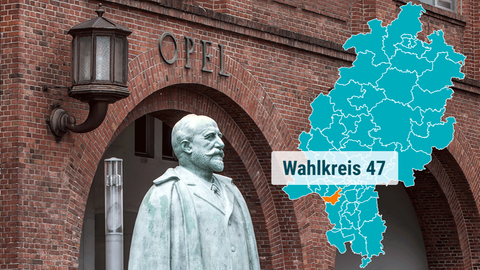 Das Opel-Werk in Rüsselsheim.