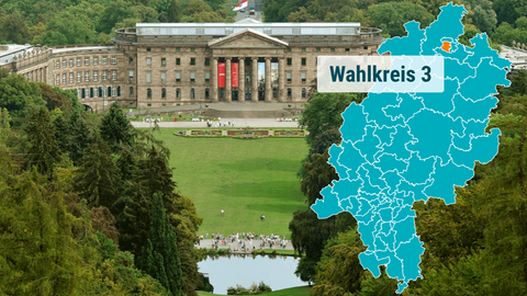 Foto von Schloss Wilhelmshöhe und Bergpark in Kassel.