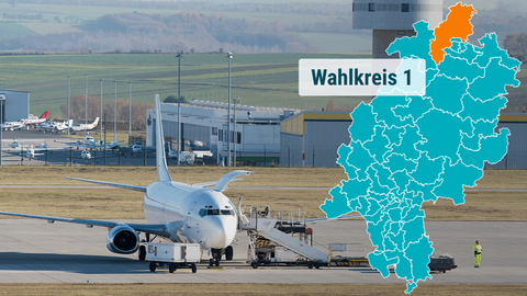 Der Kassel Airport in Calden.