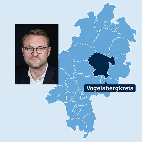Foto des Gewinners der Landratswahl im Vogelsbergkreis