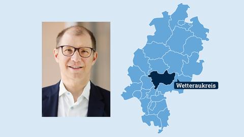 Foto des Gewinners der Landratswahlen im Wetteraukreis