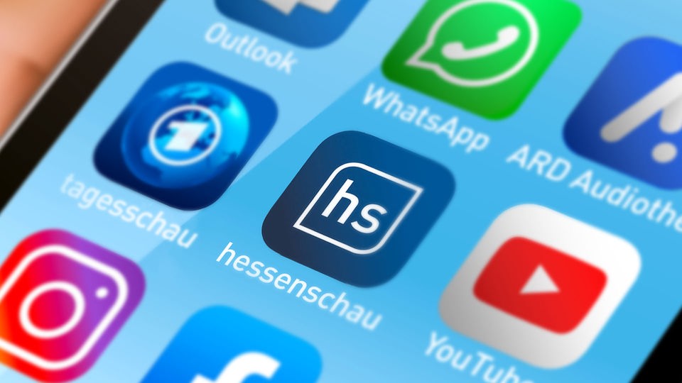 hessenschau-App-Icon auf Smartphone