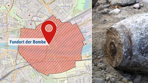 Frankfurt Bombe Evakuierung Karte : Frankfurt: Riederwald-Bombe