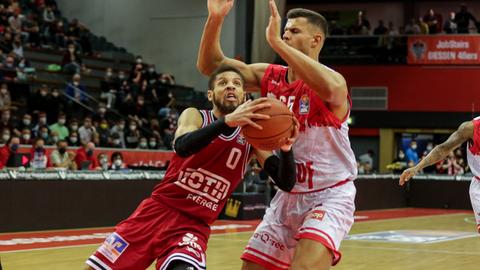 Die Gießen 46ers kamen an Würzburg zu selten vorbei.