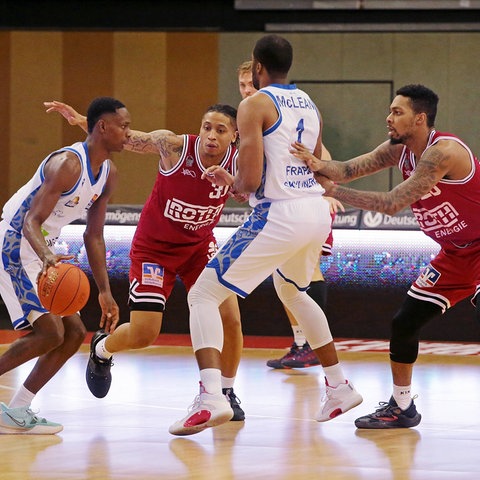 Szene aus einem Spiel zwischen Skyliners und 46ers