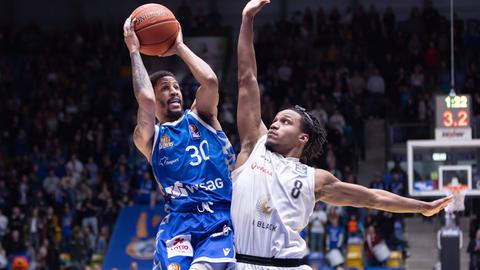 J.J. Frazier im Hinspiel gegen Hamburg