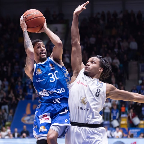 J.J. Frazier im Hinspiel gegen Hamburg