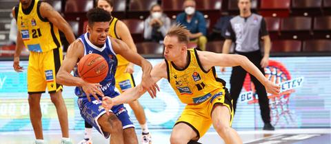 Szene aus der Partie der Skyliners