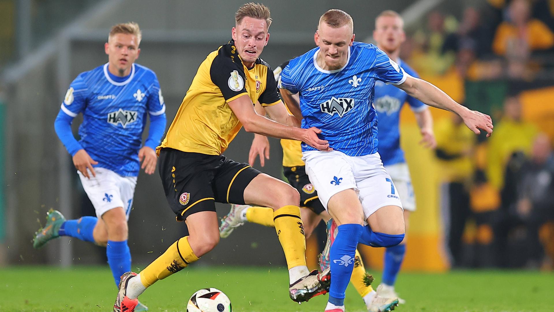 Dynamo Dresden - Darmstadt 98: DFB-Pokal-Highlights im Video - Video