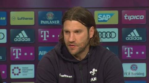 Torsten Frings in der Pressekonferenz