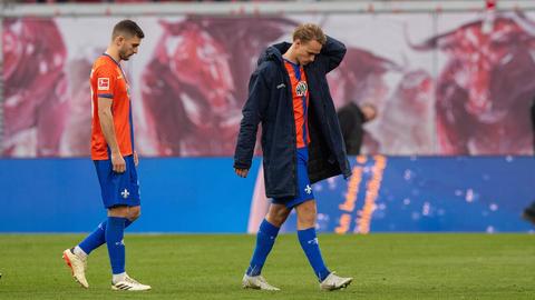 Frust bei Bartol Franjic und Oscar Vilhemsson. 