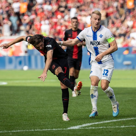 Fabian Holland im Spiel gegen Leverkusen