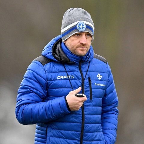 Torsten Lieberknecht beim Trainingsauftakt der Lilien