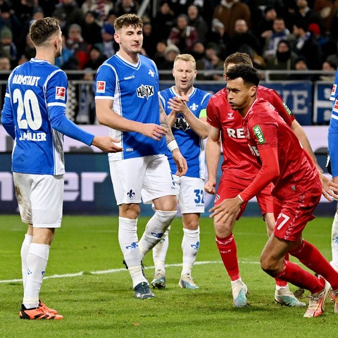 Davie Selke trifft für Köln in Darmstadt