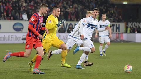 Marcel Schuhen spielte in Heidenheim vorne mit. 