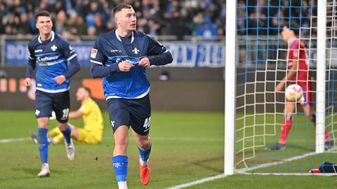 Filip Stojilkovic jubelt nach seinem Tor gegen den HSV