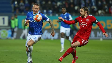 Phillip Tietz im Spiel gegen die Fortuna. 