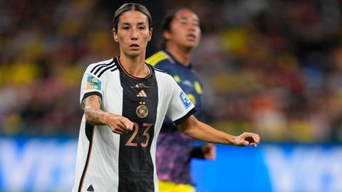 Sara Doorsoun im Spiel gegen Kolumben