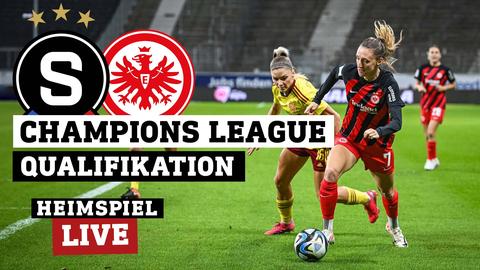 Zweikampf aus der Partie Eintracht gegen Prag