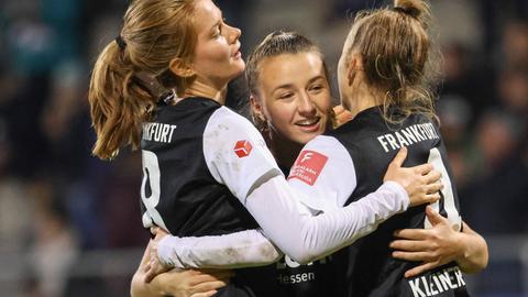 Tanja Pawollek von den Eintracht Frankfurt Frauen