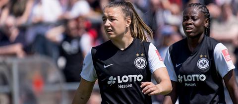 Kapitänin Tanja Pawollek will mit der Eintracht in die Gruppenphase der Champions League einziehen.