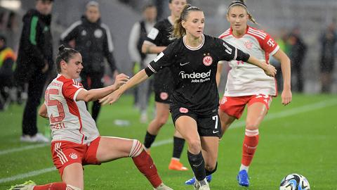Lara Prasnikar von Eintracht Frankfurt im Spiel gegen die Bayern