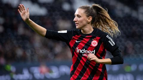 Stürmerin Lara Prasnikar ist für die Eintracht Frankfurt Frauen stets wichtig.